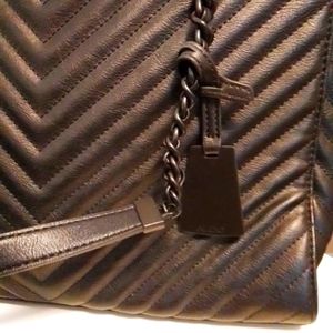 Aldo black on black shoulder bag